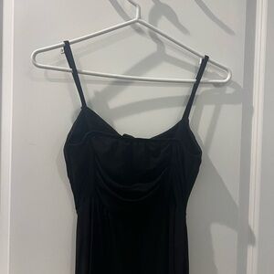 Black tight dress
